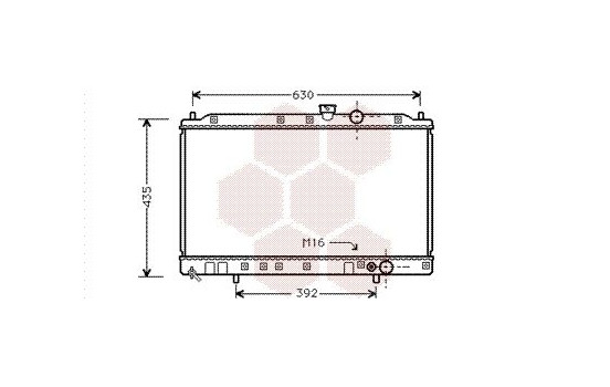 Radiator, engine cooling 32002077 International Radiators, Image 2