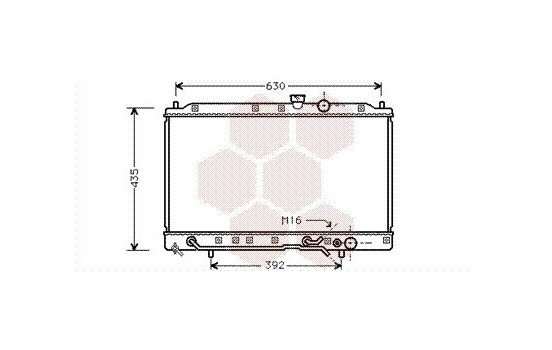 Radiator, engine cooling 32002078 International Radiators, Image 2