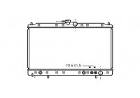 Radiator, engine cooling 32002091 International Radiators