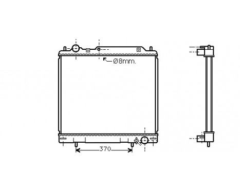 Radiator, engine cooling 32002110 International Radiators