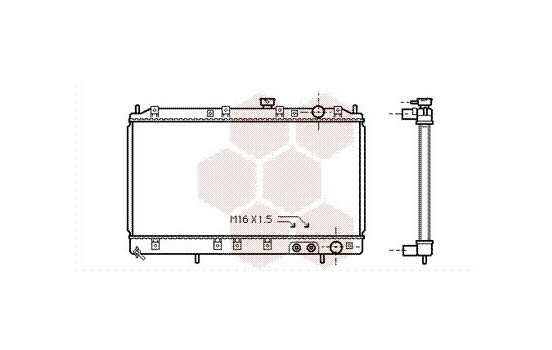 Radiator, engine cooling 32002117 International Radiators, Image 2