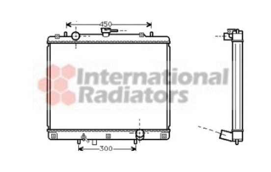 Radiator, engine cooling 32002140 International Radiators, Image 2