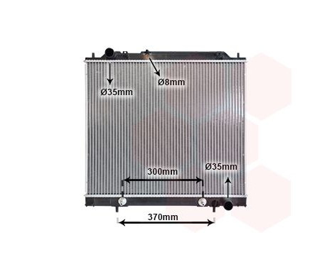 Radiator, engine cooling 32002158 International Radiators, Image 2