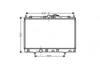 Radiator, engine cooling 32002169 International Radiators