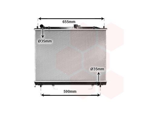 Radiator, engine cooling 32002170 International Radiators, Image 2