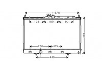 Radiator, engine cooling 32002183 International Radiators