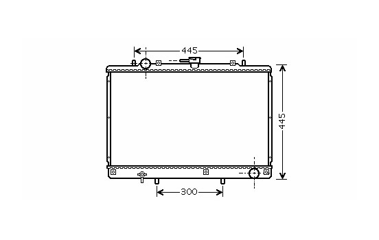 Radiator, engine cooling 32002188 International Radiators