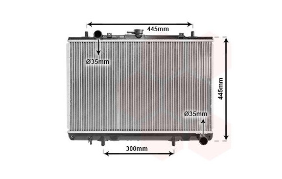 Radiator, engine cooling 32002188 International Radiators, Image 2