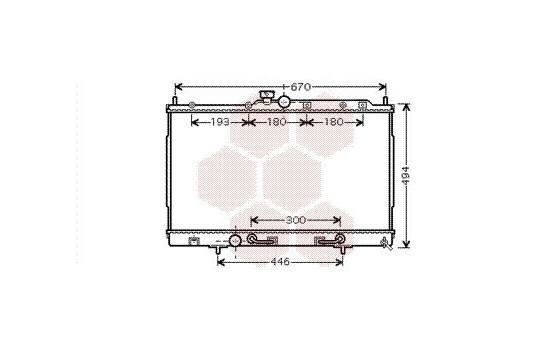 Radiator, engine cooling 32002197 International Radiators, Image 2