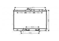 Radiator, engine cooling 32002197 International Radiators