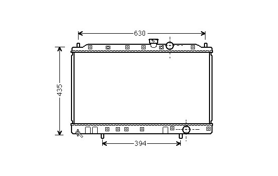 Radiator, engine cooling 32002237 International Radiators