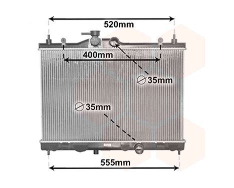 Radiator, engine cooling 33002378 International Radiators