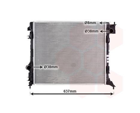Radiator, engine cooling 33012734 International Radiators