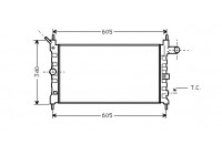 Radiator, engine cooling 37002022 International Radiators