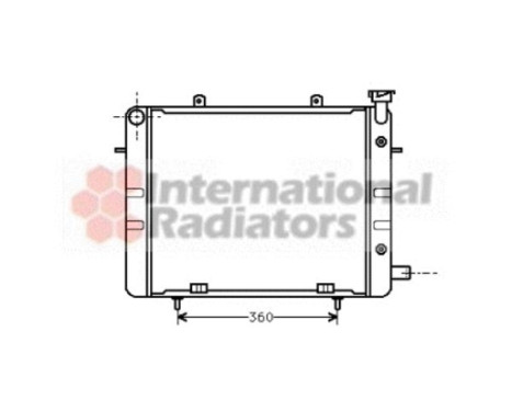 Radiator, engine cooling 37002040 International Radiators, Image 2