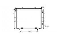 Radiator, engine cooling 37002040 International Radiators