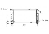 Radiator, engine cooling 37002048 International Radiators