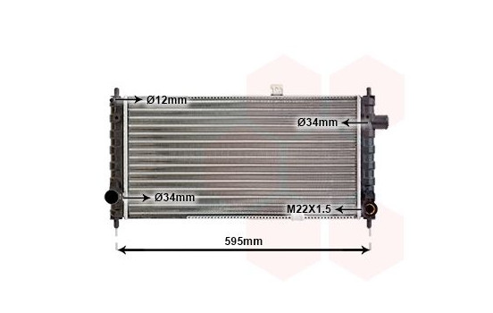 Radiator, engine cooling 37002050 International Radiators, Image 2