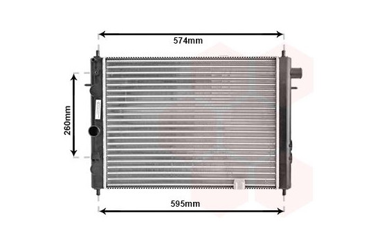 Radiator, engine cooling 37002055 International Radiators, Image 2