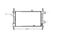 Radiator, engine cooling 37002068 International Radiators