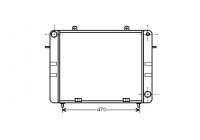 Radiator, engine cooling 37002070 International Radiators