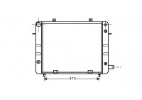 Radiator, engine cooling 37002072 International Radiators