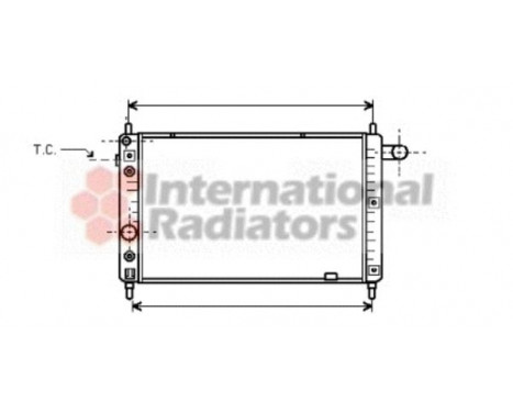 Radiator, engine cooling 37002126 International Radiators, Image 2