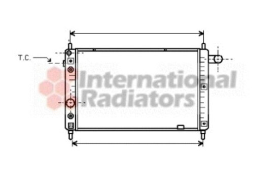 Radiator, engine cooling 37002126 International Radiators, Image 2