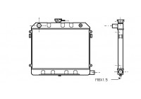 Radiator, engine cooling 37002130 International Radiators
