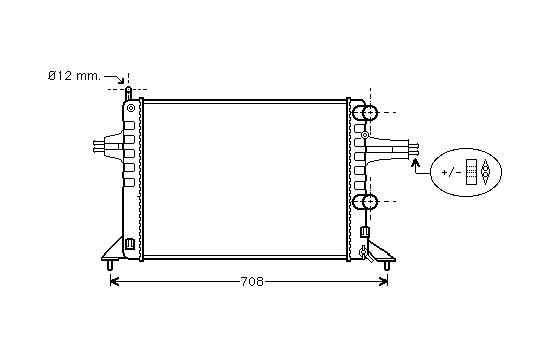 Radiator, engine cooling 37002257 International Radiators