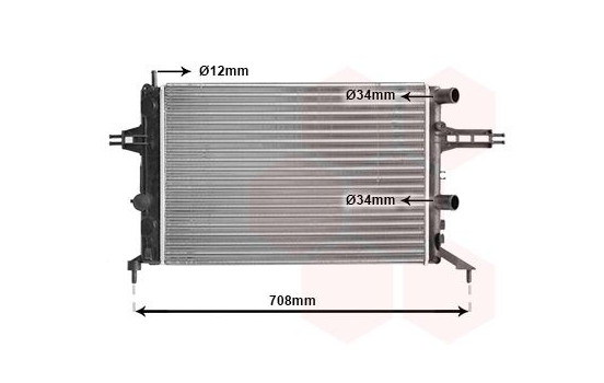 Radiator, engine cooling 37002257 International Radiators, Image 2