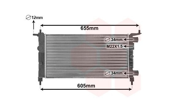 Radiator, engine cooling 37002261 International Radiators