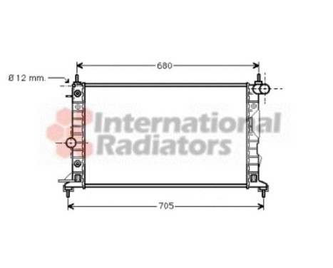 Radiator, engine cooling 37002324 International Radiators, Image 2