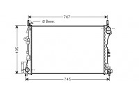 Radiator, engine cooling 37002338 International Radiators