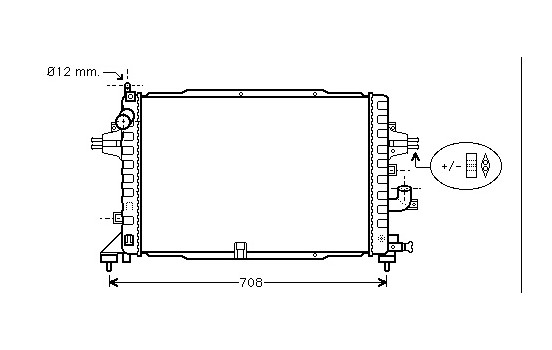 Radiator, engine cooling 37002383 International Radiators
