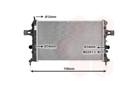 Radiator, engine cooling 37002440 International Radiators, Image 2