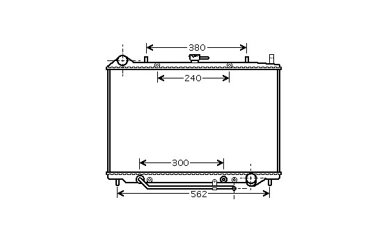 Radiator, engine cooling 37002455 International Radiators