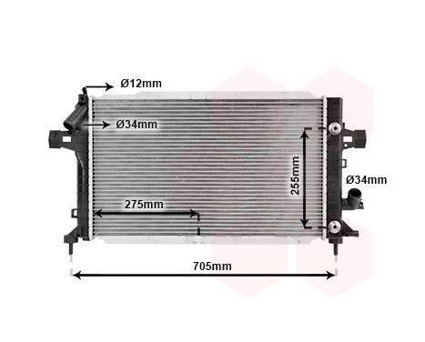 Radiator, engine cooling 37002467 International Radiators, Image 2