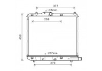 Radiator, engine cooling 37002590 International Radiators