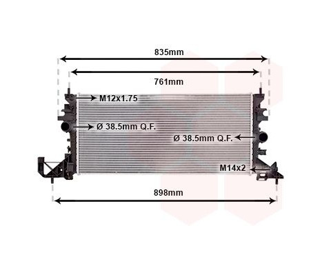 Radiator, engine cooling 37012704 International Radiators