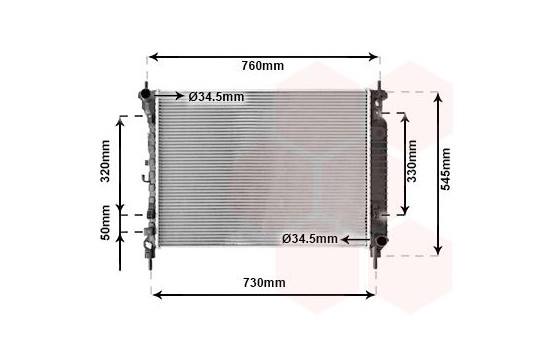 Radiator, engine cooling 37012706 International Radiators