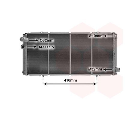 Radiator, engine cooling 40002042 International Radiators, Image 2