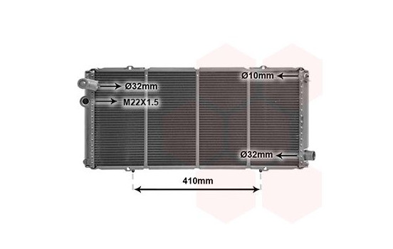 Radiator, engine cooling 40002042 International Radiators, Image 2