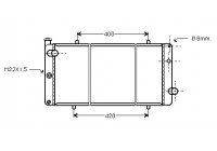 Radiator, engine cooling 40002079 International Radiators Plus