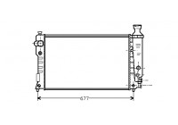 Radiator, engine cooling 40002126 International Radiators