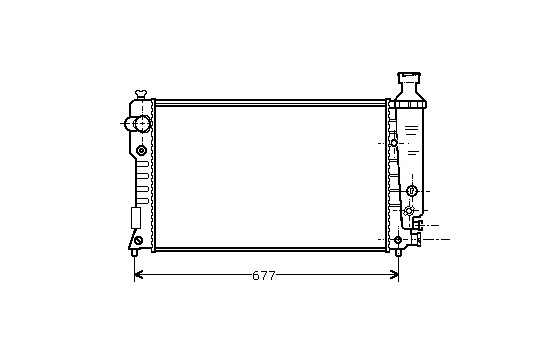Radiator, engine cooling 40002126 International Radiators