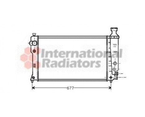 Radiator, engine cooling 40002135 International Radiators, Image 2