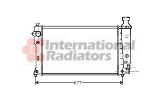Radiator, engine cooling 40002135 International Radiators, Image 2