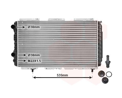 Radiator, engine cooling 40002147 International Radiators Plus, Image 2