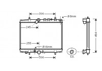 Radiator, engine cooling 40002217 International Radiators